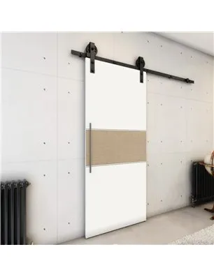 Holzschiebetür Barn-Line - Eiche und Weiss Model 1032