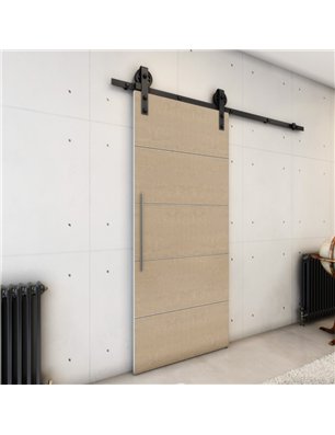 Holzschiebetür Barn-Line - Eiche und Weiss  Model 1066