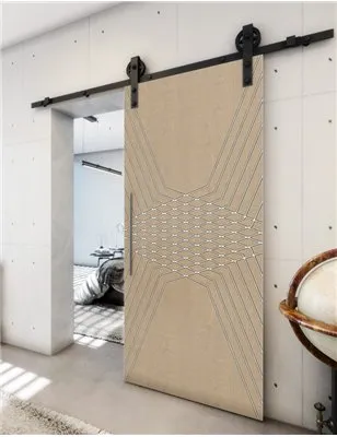 Holzschiebetür Barn-Line - Eiche und Weiss Model 1084