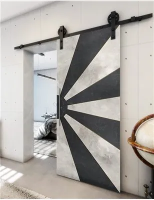 Holzschiebetür Barn-Line - Hell - Dunkel-Mix Model 1074