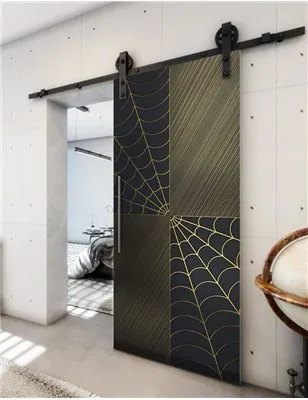 Holzschiebetür Barn-Line - Hell - Dunkel-Mix Model 1076