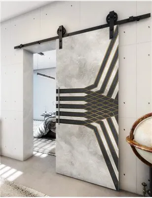 Holzschiebetür Barn-Line - Hell - Dunkel-Mix Model 1085