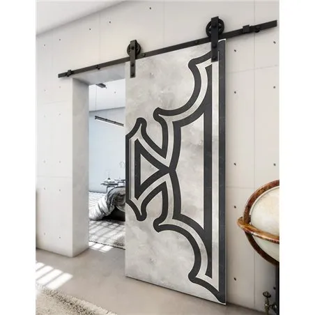 Holzschiebetür Barn-Line - Hell - Dunkel-Mix Model 1086