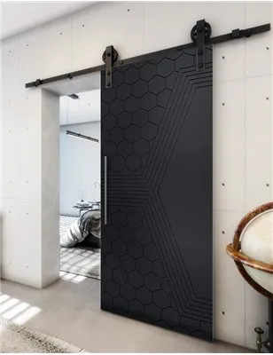 Holzschiebetür Barn-Line - Schwarz Model 1080