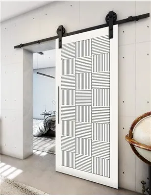 Holzschiebetür Barn-Line - Weiss Model 1015