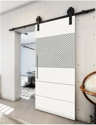 Holzschiebetür Barn-Line - Weiss Model 1020