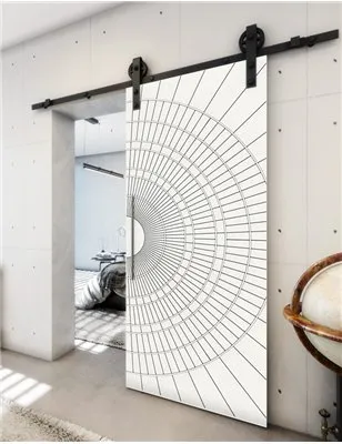 Holzschiebetür Barn-Line - Weiss Model 1036