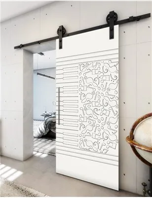 Holzschiebetür Barn-Line - Weiss Model 1061