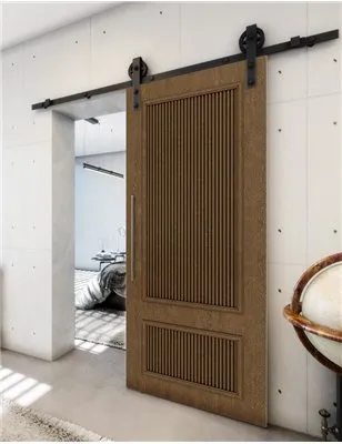 Holzschiebetür Barn-Line - Nussbaum Model 1006