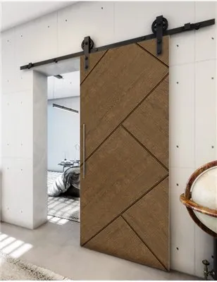 Holzschiebetür Barn-Line - Nussbaum Model 1026