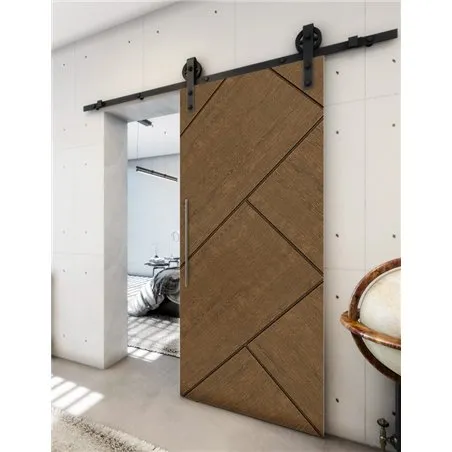 Holzschiebetür Barn-Line - Nussbaum Model 1026