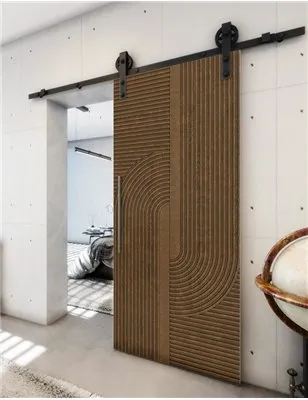 Holzschiebetür Barn-Line - Nussbaum Model 1040