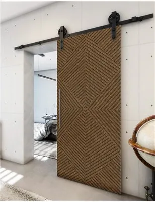 Holzschiebetür Barn-Line - Nussbaum Model 1054