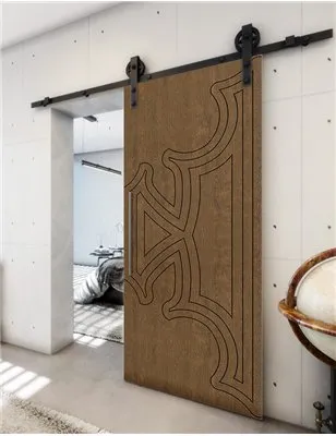 Holzschiebetür Barn-Line - Nussbaum Model 1086