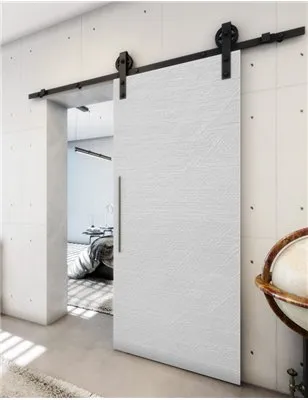 Holzschiebetür Barn-Line - Weiss 3D Model 1001