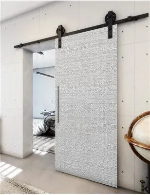 Holzschiebetür Barn-Line - Weiss 3D Model 1016