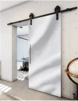 Holzschiebetür Barn-Line - Weiss 3D Model 1025