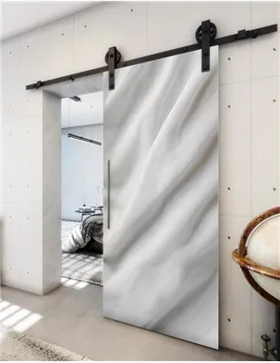 Holzschiebetür Barn-Line - Weiss 3D Model 1027