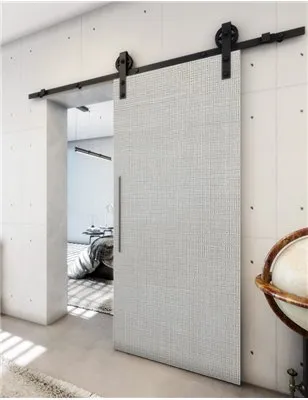 Holzschiebetür Barn-Line - Weiss 3D Model 1028