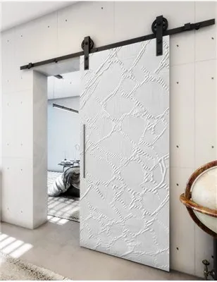 Holzschiebetür Barn-Line - Weiss 3D Model 1032