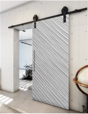 Holzschiebetür Barn-Line - Weiss 3D Model 1040