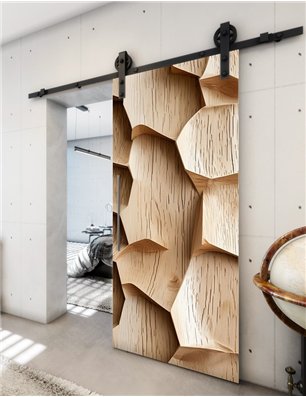 Holzschiebetür Barn-Line - Holzkunst  Model 1002