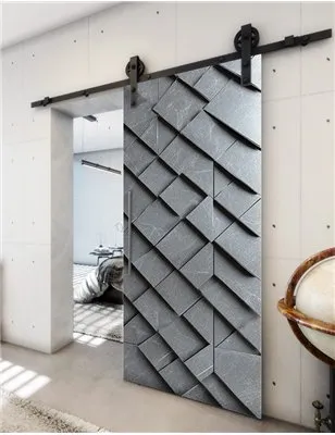 Holzschiebetür Barn-Line - Beton und Stein Model 1006