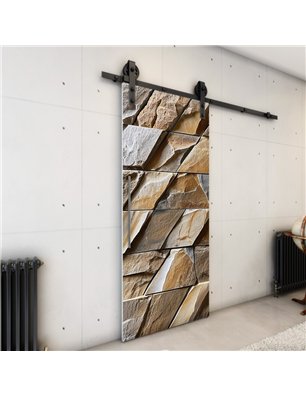 Holzschiebetür Barn-Line - Beton und Stein  Model 1024