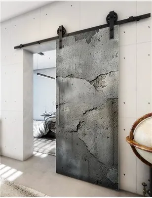 Holzschiebetür Barn-Line - Beton und Stein Model 1039