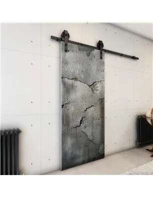 Holzschiebetür Barn-Line - Beton und Stein Model 1039
