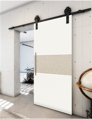 Holzschiebetür Barn-Line - Design-Linien  Model 1018