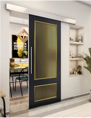 Holzschiebetür Eco-Line - Holz-Mix Model 1006