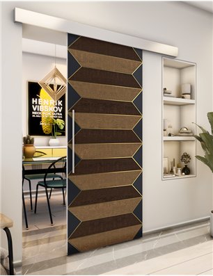 Holzschiebetür Eco-Line - Holz-Mix  Model 1008