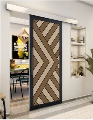 Holzschiebetür Eco-Line - Holz-Mix Model 1009