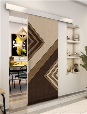 Holzschiebetür Eco-Line - Holz-Mix  Model 1010