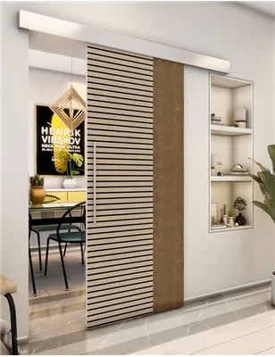 Holzschiebetür Eco-Line - Holz-Mix Model 1012