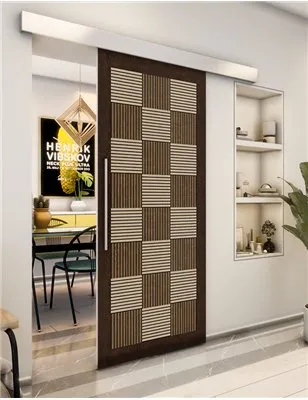 Holzschiebetür Eco-Line - Holz-Mix Model 1015