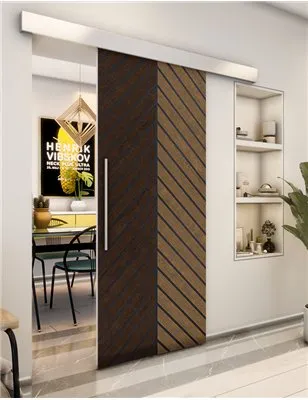 Holzschiebetür Eco-Line - Holz-Mix Model 1024