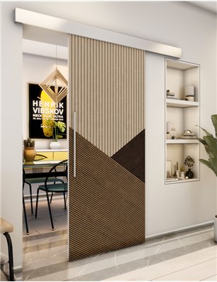Holzschiebetür Eco-Line - Holz-Mix  Model 1044