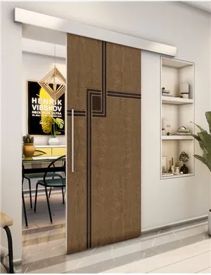 Holzschiebetür Eco-Line - Holz-Mix Model 1059