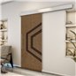 Holzschiebetür Eco-Line - Holz-Mix Model 1072 Holzschiebetür Eco-Line - Holz-Mix Model 1072