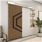 Holzschiebetür Eco-Line - Holz-Mix Model 1072 Holzschiebetür Eco-Line - Holz-Mix Model 1072