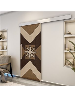 Holzschiebetür Eco-Line - Holz-Mix  Model 1082