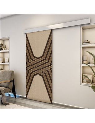 Holzschiebetür Eco-Line - Holz-Mix  Model 1084