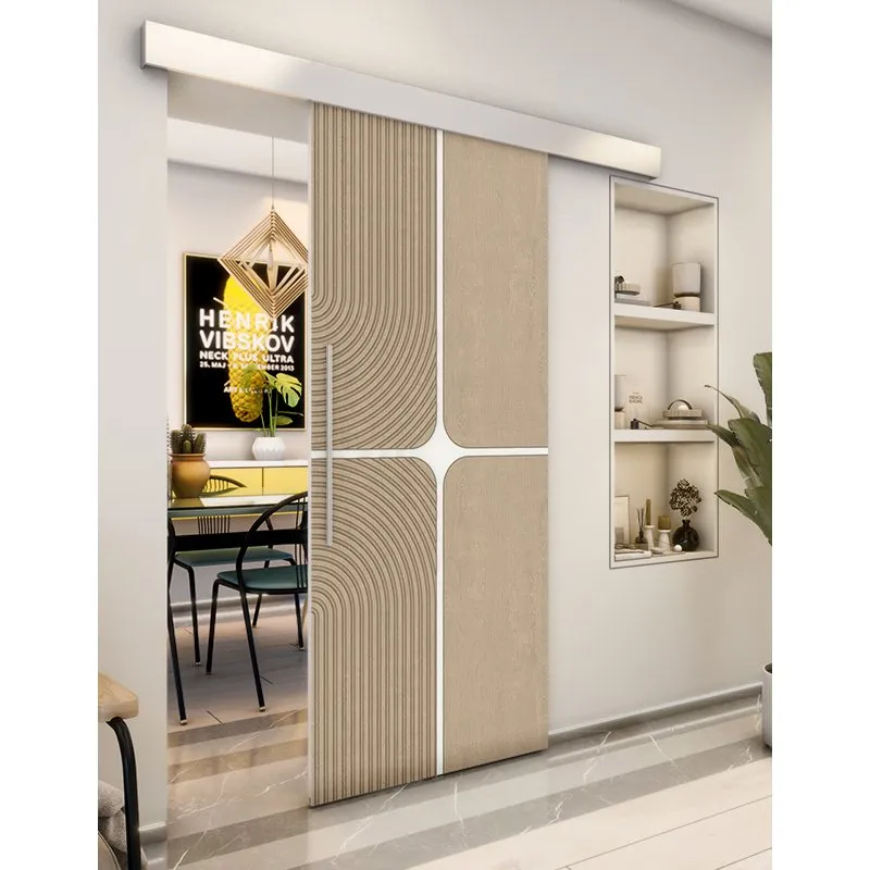 Holzschiebetür Eco-Line - Eiche und Weiss Model 1017