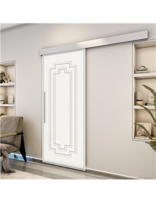 Holzschiebetür Eco-Line - Weiss  Model 1003