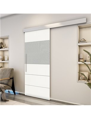 Holzschiebetür Eco-Line - Weiss  Model 1020
