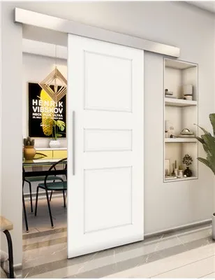 Holzschiebetür Eco-Line - Weiss Model 1021