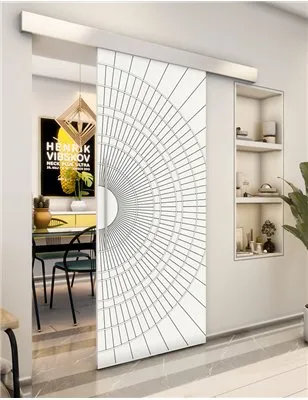 Holzschiebetür Eco-Line - Weiss Model 1036