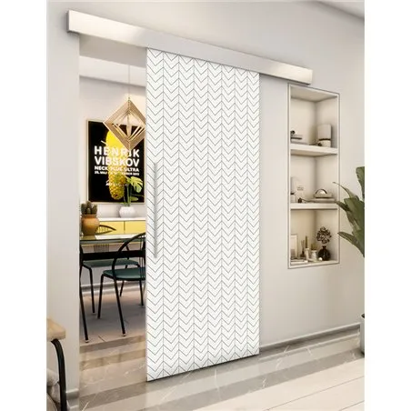 Holzschiebetür Eco-Line - Weiss Model 1043